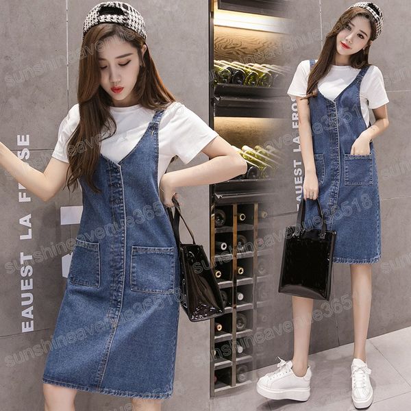 2023 spring summer women knee length jeans dress y2k fashion sleeveless denim overall dresses woman suspender dress big size 5xl, White;black
2023 spring summer women knee length jeans dress y2k fashion sleeveless denim overall dresses woman suspender dress big size 5xl, White;black