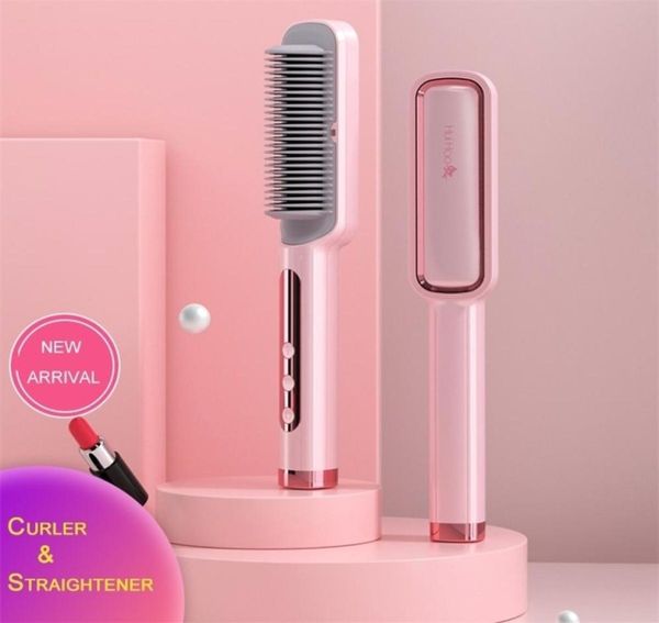 hair straighteners profissional combs antiscalding hair straightener brush ceramic curler heated electric smart 2208192126333, Black
hair straighteners profissional combs antiscalding hair straightener brush ceramic curler heated electric smart 2208192126333, Black