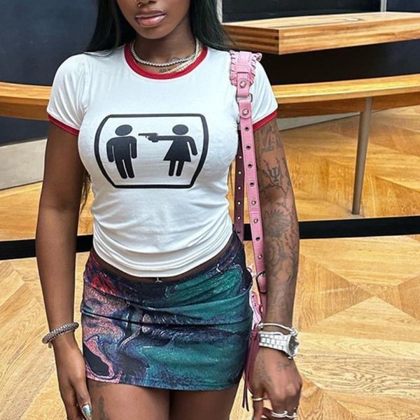 women's t-shirt women's t-shirt crop harajuku print summer korean fashion short sleeve vintage streetwear aesthetic tees y2k cloth, White
women's t-shirt women's t-shirt crop harajuku print summer korean fashion short sleeve vintage streetwear aesthetic tees y2k cloth, White