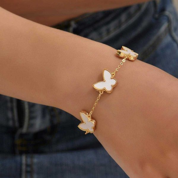 simple lucky four leaf clover bracelet girls niche butterfly wholesale, Golden;silver
simple lucky four leaf clover bracelet girls niche butterfly wholesale, Golden;silver