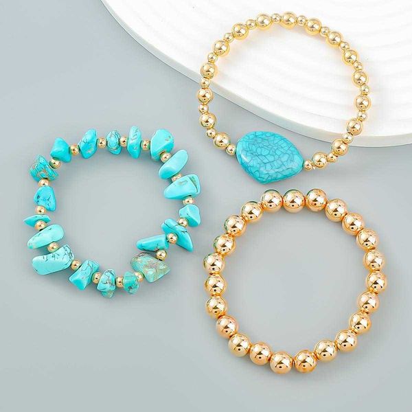 ins style bracelet net red korean ccb beads turquoise three piece girl hip hop, Golden;silver
ins style bracelet net red korean ccb beads turquoise three piece girl hip hop, Golden;silver