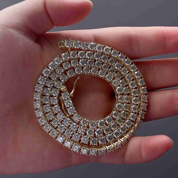 4mm 5mm hip hop necklace 925 sterling silver d color vvs moissanite fashion jewelry iced out tennis chain
4mm 5mm hip hop necklace 925 sterling silver d color vvs moissanite fashion jewelry iced out tennis chain