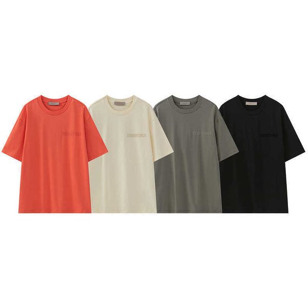 vjam 2023 men's and women's fashion t shirt t-shirts high street brand ess small label flocked short sleeved on chest, White;black
vjam 2023 men's and women's fashion t shirt t-shirts high street brand ess small label flocked short sleeved on chest, White;black