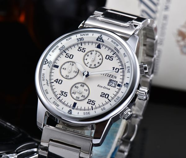 2023 6-pin full function luxury men's quartz movement watch fine steel dial steel band. belt super luminous function, Slivery;brown
2023 6-pin full function luxury men's quartz movement watch fine steel dial steel band. belt super luminous function, Slivery;brown