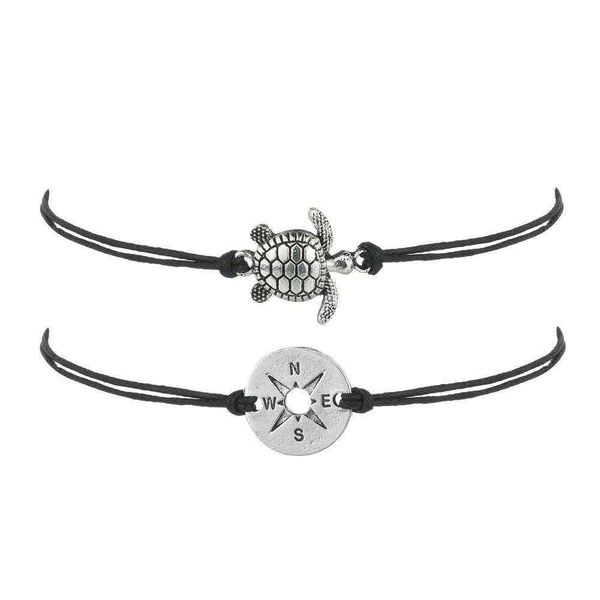 ornament retro fashion minimalism cord braided bracelet turtle compass anklet for women, Golden;silver
ornament retro fashion minimalism cord braided bracelet turtle compass anklet for women, Golden;silver