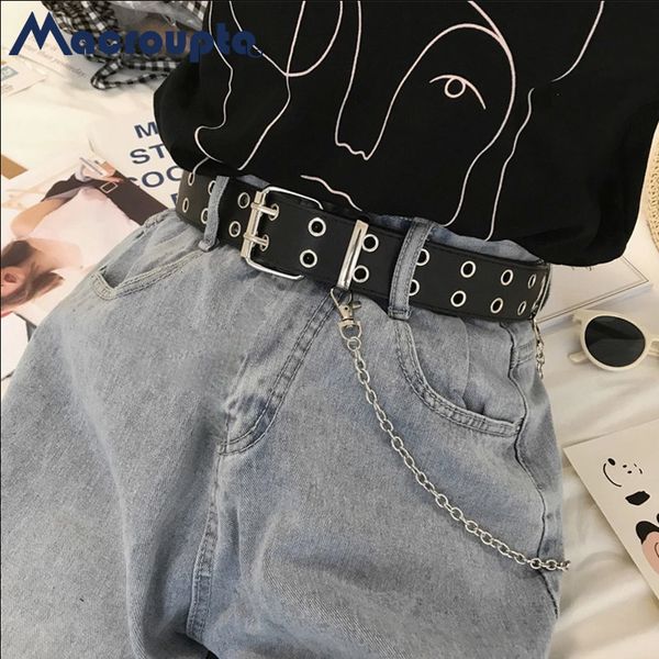 belts female belt luxury brand chain punk style fashion buckle jeans decoration designer for women 230512, Black;brown
belts female belt luxury brand chain punk style fashion buckle jeans decoration designer for women 230512, Black;brown