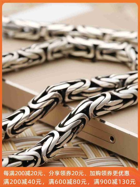 99 sterling thai silver men's necklace sterling silver necklace men's safety pattern retro personality men's fashion men'
99 sterling thai silver men's necklace sterling silver necklace men's safety pattern retro personality men's fashion men'