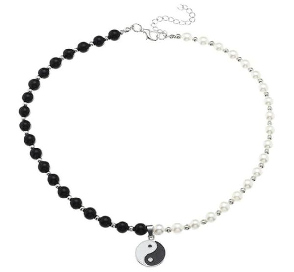pendant necklaces 1pc tai ji design pearl necklace creative fashion for black white3741955, Silver
pendant necklaces 1pc tai ji design pearl necklace creative fashion for black white3741955, Silver