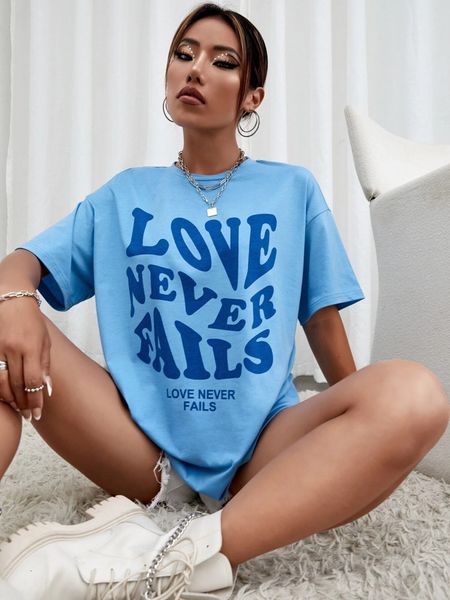 women's t-shirt love never falls womens short sleeve summer breathable cool all-math loose clothes street hip hop female cotton tee sh, White
women's t-shirt love never falls womens short sleeve summer breathable cool all-math loose clothes street hip hop female cotton tee sh, White