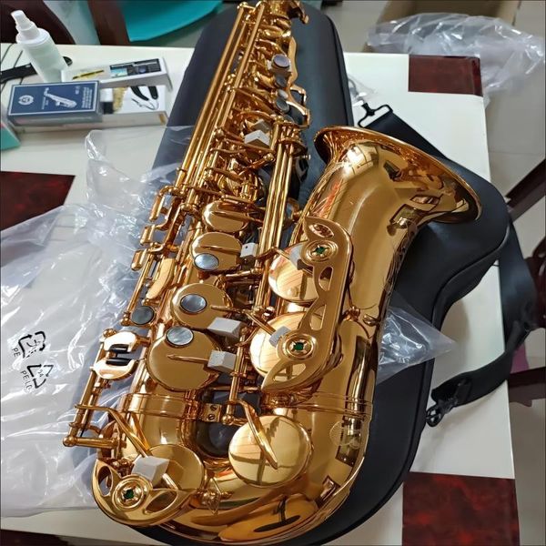 classic original model 54 e-flat tenor saxophone professional brass gold plated upgrade abalone colored button alto saxophone ins2563
classic original model 54 e-flat tenor saxophone professional brass gold plated upgrade abalone colored button alto saxophone ins2563