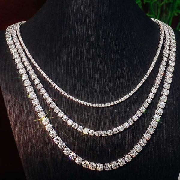 10k 14k 18k white gold tennis chain 3mm 16 inch- 24 inch moissanite prong setting hiphop style for man women wholesale, Silver
10k 14k 18k white gold tennis chain 3mm 16 inch- 24 inch moissanite prong setting hiphop style for man women wholesale, Silver