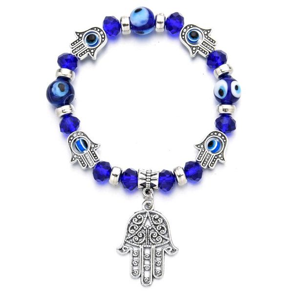 2pcs/set fashion blue turkish evil eye elastic bracelet charms crystal fatima hand beaded bracelets for women men yoga jewelry, Black
2pcs/set fashion blue turkish evil eye elastic bracelet charms crystal fatima hand beaded bracelets for women men yoga jewelry, Black