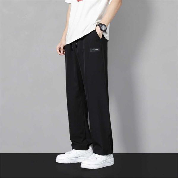 summer silk wei ice pants men's quick drying loose fitting straight tube wide leg men's suit pants trendy brand casual sports long, Black
summer silk wei ice pants men's quick drying loose fitting straight tube wide leg men's suit pants trendy brand casual sports long, Black