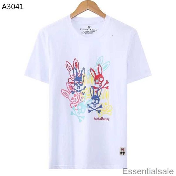 psycho bunny men's short sleeve t shirts 23 spring/summer leisure fashion brand cartoon skeleton rabbit t-shirt printed pure cotton tee, White;black
psycho bunny men's short sleeve t shirts 23 spring/summer leisure fashion brand cartoon skeleton rabbit t-shirt printed pure cotton tee, White;black