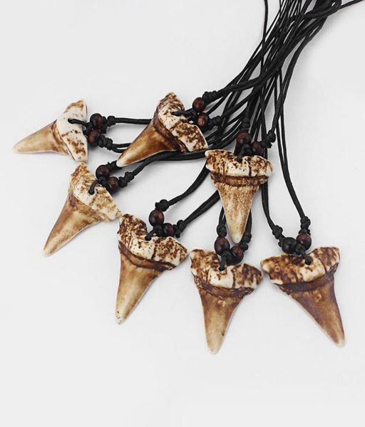 12pcs faux yak bone brown shark tooth teeth pendant necklace black wax cord adjustable necklace jewellery2674504, Silver
12pcs faux yak bone brown shark tooth teeth pendant necklace black wax cord adjustable necklace jewellery2674504, Silver