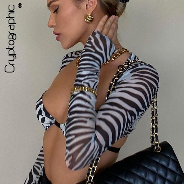 t-shirt cryptographic fashion zebra print mesh see through long sleeve cropped summer 2021 women tees slim tshirts clothes, White
t-shirt cryptographic fashion zebra print mesh see through long sleeve cropped summer 2021 women tees slim tshirts clothes, White