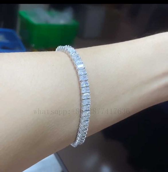 zuanfa women men tennis chain jewelry 925 sterling silver radiant cut silver hiphop moissanite tennis bracelet
zuanfa women men tennis chain jewelry 925 sterling silver radiant cut silver hiphop moissanite tennis bracelet
