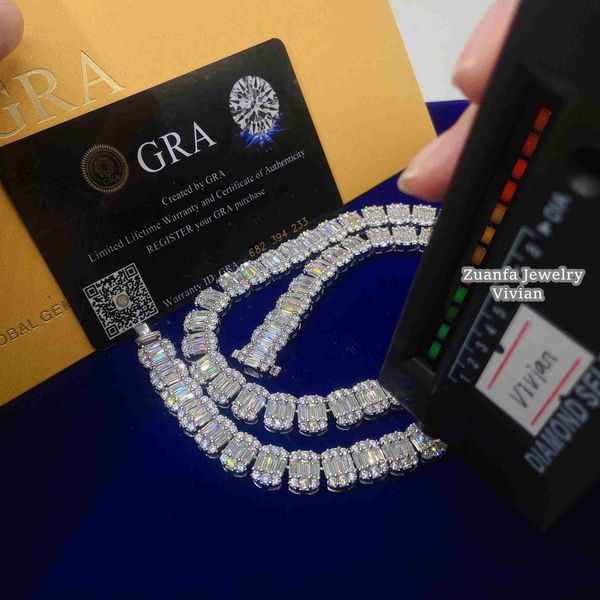 hand setting 8.5mm 10mm width fashion necklace sterling silver hip hop jewelry iced out baguette moissanite diamond tennis chain
hand setting 8.5mm 10mm width fashion necklace sterling silver hip hop jewelry iced out baguette moissanite diamond tennis chain