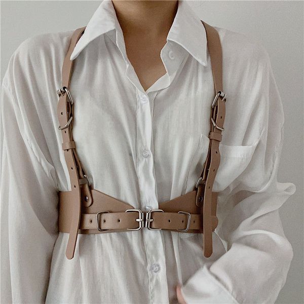 belts luxury women's harness bra lether suspenders fashion for women girls corset shirt dress vest 230512, Black;brown
belts luxury women's harness bra lether suspenders fashion for women girls corset shirt dress vest 230512, Black;brown