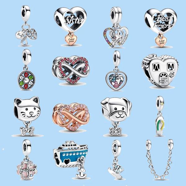 925 sterling silver charms for pandora jewelry beads diy pendant women bracelets beads jewelry for sombrero pendant linked heart safety, Black
925 sterling silver charms for pandora jewelry beads diy pendant women bracelets beads jewelry for sombrero pendant linked heart safety, Black