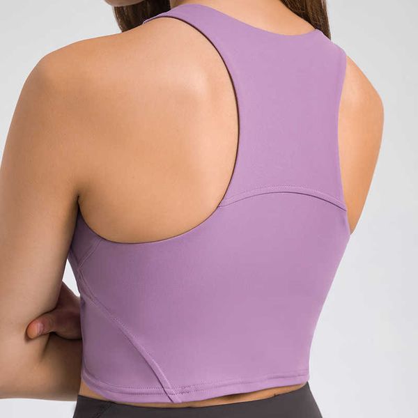 lu-169 racerback yoga tank women fitness sleeveless cami sports shirt slim ribbed running gym shirts with built in bra, White
lu-169 racerback yoga tank women fitness sleeveless cami sports shirt slim ribbed running gym shirts with built in bra, White