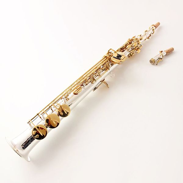 silver 875 professional soprano saxophone bb one on one construction original japanese craft ins253
silver 875 professional soprano saxophone bb one on one construction original japanese craft ins253