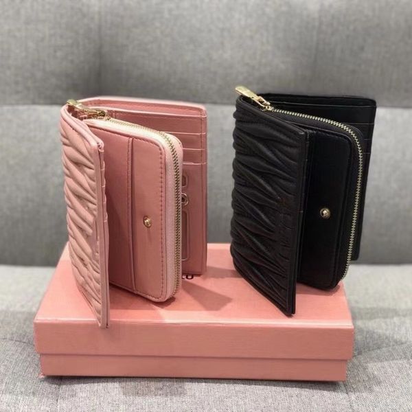 purse designer women's small purse card holder sheepskin pleated purse compact women's leather purse long quilted fashion hold bag, Red;black
purse designer women's small purse card holder sheepskin pleated purse compact women's leather purse long quilted fashion hold bag, Red;black