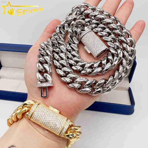 stainless steel jewelry necklace 925 silver iced out moissanite box lock 14mm stainless steel cuban link chain
stainless steel jewelry necklace 925 silver iced out moissanite box lock 14mm stainless steel cuban link chain