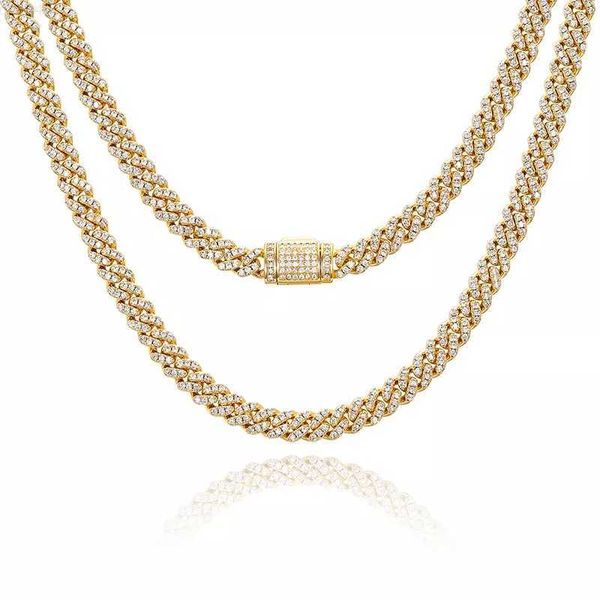 women jewelry iced out 6mm 18k gold plated 925 sterling silver vvs moissanite miami cuban link chain necklace
women jewelry iced out 6mm 18k gold plated 925 sterling silver vvs moissanite miami cuban link chain necklace