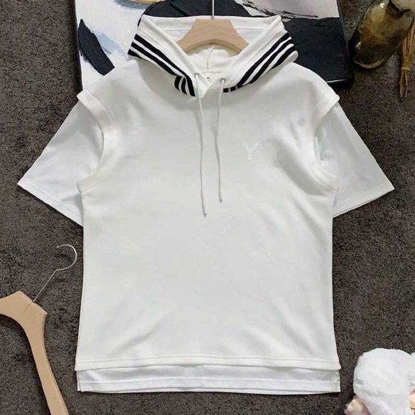 fashion mens t shirt hoodie summer loose hooded t shirt ribbon casual short sleeve r t-shirt ins pullover tee, White;black
fashion mens t shirt hoodie summer loose hooded t shirt ribbon casual short sleeve r t-shirt ins pullover tee, White;black