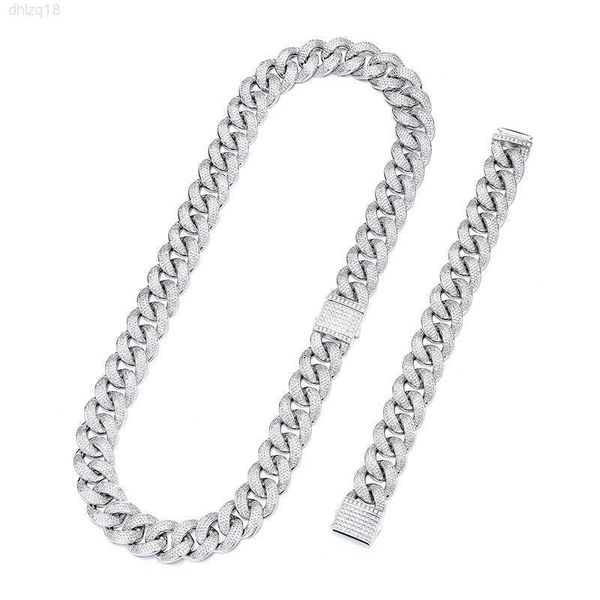 personality fashion trend frontline hip hop necklace bracelet micro-encrusted diamond jewelry set for men, Silver
personality fashion trend frontline hip hop necklace bracelet micro-encrusted diamond jewelry set for men, Silver