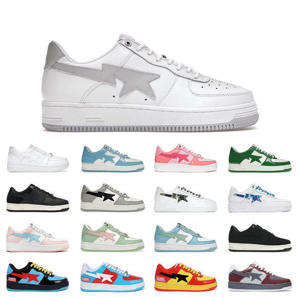 mens bapestas casual designer shoes stas sk8 low bapesta platform men women black white blue leather womens trainers outdoor sneakers
mens bapestas casual designer shoes stas sk8 low bapesta platform men women black white blue leather womens trainers outdoor sneakers