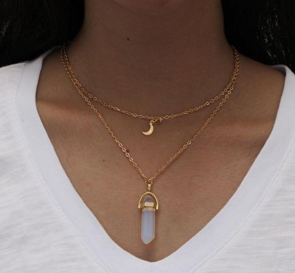crystal stone hexagonal prism healing pendant necklace rhombus bullet gold chains necklaces for women kids fashion jewelry will an5246927, Silver
crystal stone hexagonal prism healing pendant necklace rhombus bullet gold chains necklaces for women kids fashion jewelry will an5246927, Silver