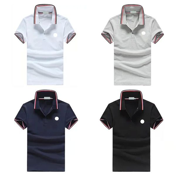 designer mens basic business polo t shirt french luxury brand armband embroidery tees monclair summer breathable senior shirt mens clothings, White;black
designer mens basic business polo t shirt french luxury brand armband embroidery tees monclair summer breathable senior shirt mens clothings, White;black
