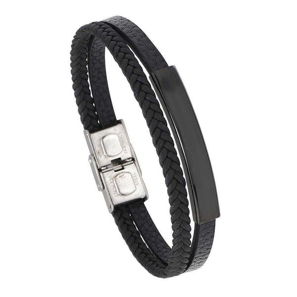 fashion bracelet vintage imitation leather woven stainless steel mens business ornament, Golden;silver
fashion bracelet vintage imitation leather woven stainless steel mens business ornament, Golden;silver