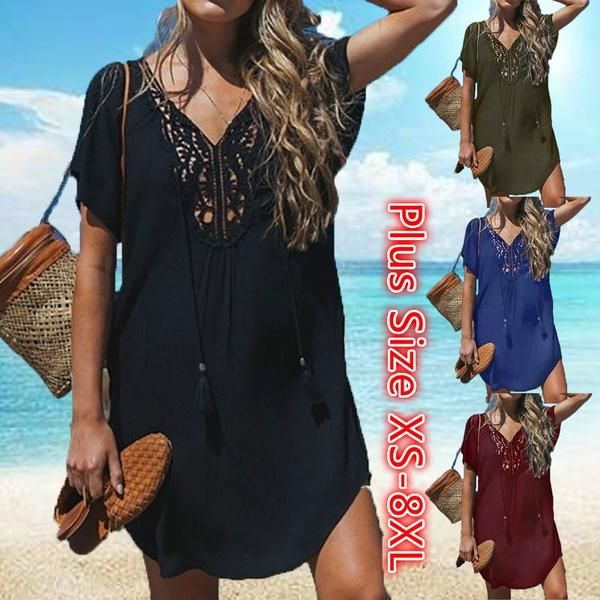 swimwear new 2022 womens short sleeve swimsuit trim swimwear beach wear swim wear cover up dress summer swimming smock t shirt, White;black
swimwear new 2022 womens short sleeve swimsuit trim swimwear beach wear swim wear cover up dress summer swimming smock t shirt, White;black