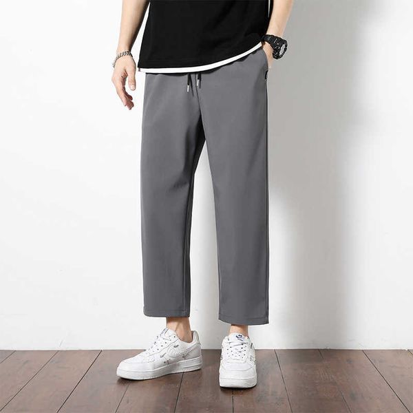 men's ice silk crop pants summer thin solid sport casual pants elastic waist pants men's loose crop pants 69ta, Black
men's ice silk crop pants summer thin solid sport casual pants elastic waist pants men's loose crop pants 69ta, Black
