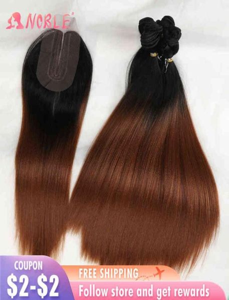 noble star straight hair bundles with closure synthetic hair extensions 1620 inch ombre brown 7 piecepack for women h2204294941468, Black
noble star straight hair bundles with closure synthetic hair extensions 1620 inch ombre brown 7 piecepack for women h2204294941468, Black