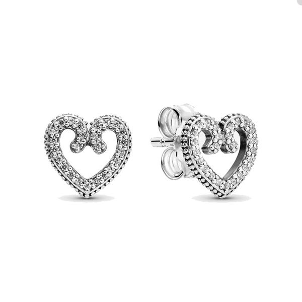 heart swirl stud earrings for pandora jewelry authentic sterling silver wedding earring set for women girlfriend gift designer earring with, Golden;silver
heart swirl stud earrings for pandora jewelry authentic sterling silver wedding earring set for women girlfriend gift designer earring with, Golden;silver