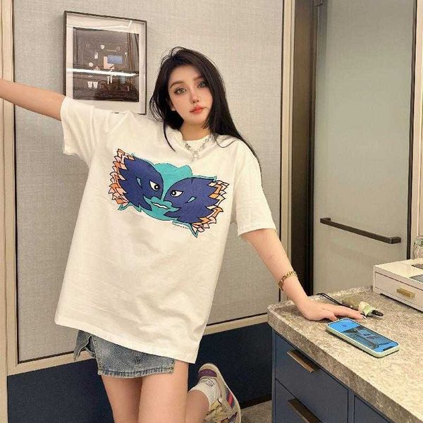 couple t-shirt designer new american washed retro loose short-sleeved men and women round neck trendy hundred t-shirts, White
couple t-shirt designer new american washed retro loose short-sleeved men and women round neck trendy hundred t-shirts, White