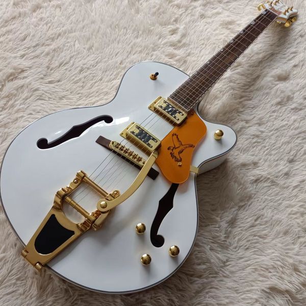 in stock oem 6-string electric guitar, polished white semi-hollow body, delivery 369
in stock oem 6-string electric guitar, polished white semi-hollow body, delivery 369