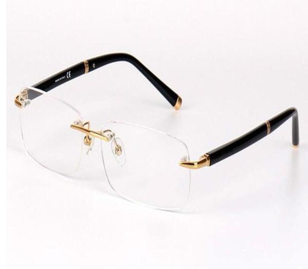 classical brand new business rimless men glasses frame for prescription eyewear with packing9135968, Black
classical brand new business rimless men glasses frame for prescription eyewear with packing9135968, Black