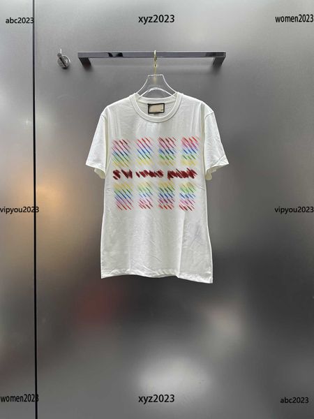round neck tees designers t-shirts fashion colorful letter printing t shirts women slim fit short sleeve t-shirt, White
round neck tees designers t-shirts fashion colorful letter printing t shirts women slim fit short sleeve t-shirt, White