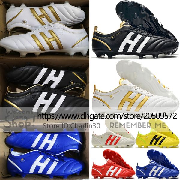 send with bag quality soccer boots adipure fg kaka retro football cleats mens outdoor firm ground soft leather comfortable training lithe so, Black
send with bag quality soccer boots adipure fg kaka retro football cleats mens outdoor firm ground soft leather comfortable training lithe so, Black