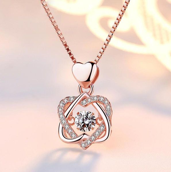 smart heart necklace 925 silver plated rose gold pendant clavicle chain jewelry5910171
smart heart necklace 925 silver plated rose gold pendant clavicle chain jewelry5910171