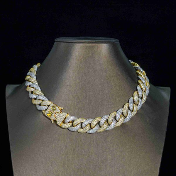 white gold two tone custom hip hop 925 sterling silver diamond factory piece jewelry moissanite 925 sterling silver cuban chain
white gold two tone custom hip hop 925 sterling silver diamond factory piece jewelry moissanite 925 sterling silver cuban chain