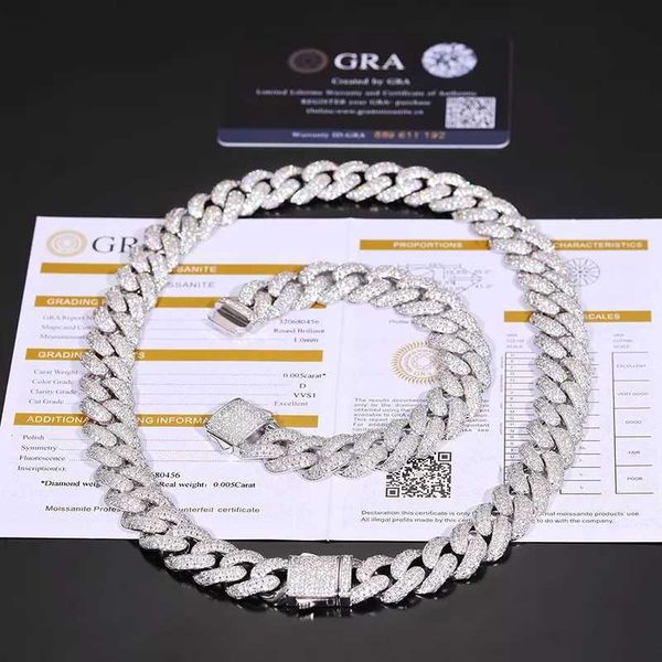 factory price pass diamond tester 14mm 925 sterling silver vvs moissanite diamond miami cuban link chain necklace
factory price pass diamond tester 14mm 925 sterling silver vvs moissanite diamond miami cuban link chain necklace