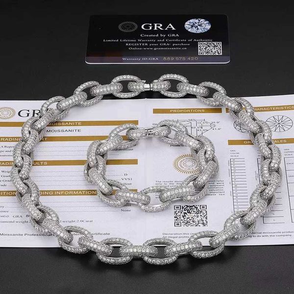 design o shape 10mm 18k gold plated 925 sterling silver vvs moissanite iced out cuban link chain with gra certificate
design o shape 10mm 18k gold plated 925 sterling silver vvs moissanite iced out cuban link chain with gra certificate