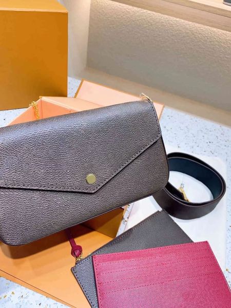 shoulder bags women messenger three-in-one chain wallet handbag leather stylish personality fashion underarm soft purses, Black;red
shoulder bags women messenger three-in-one chain wallet handbag leather stylish personality fashion underarm soft purses, Black;red