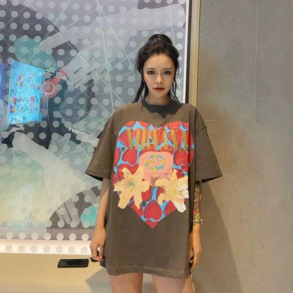 women's t-shirt new designer quality band american vintage loose rock short-sleeved couples with the same paragraph, White
women's t-shirt new designer quality band american vintage loose rock short-sleeved couples with the same paragraph, White
